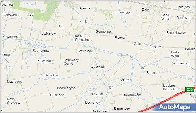 mapa Stara Pułapina, Stara Pułapina na mapie Targeo