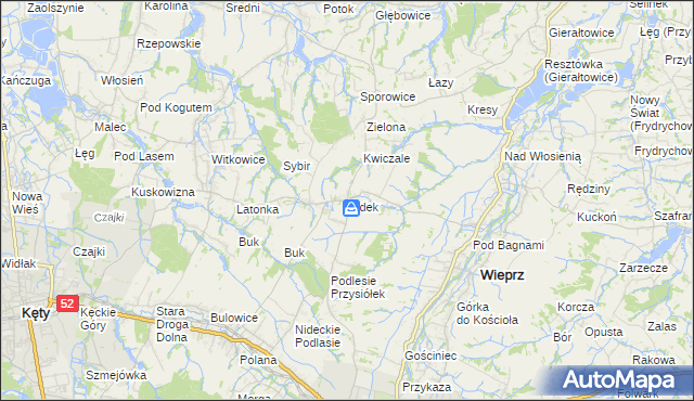 mapa Nidek, Nidek na mapie Targeo