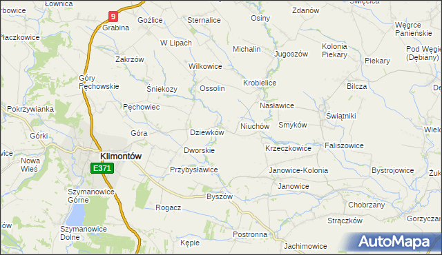 mapa Węgrce Szlacheckie, Węgrce Szlacheckie na mapie Targeo