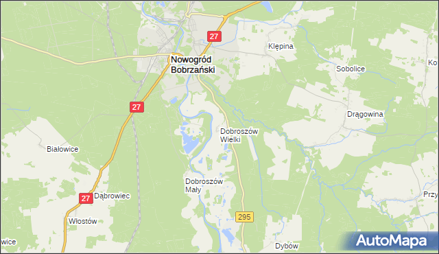 mapa Dobroszów Wielki, Dobroszów Wielki na mapie Targeo