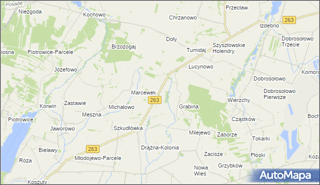 mapa Stara Olszyna, Stara Olszyna na mapie Targeo