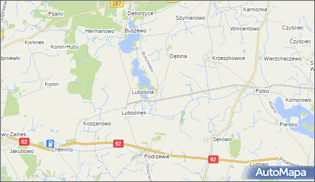 mapa Przystanki, Przystanki na mapie Targeo