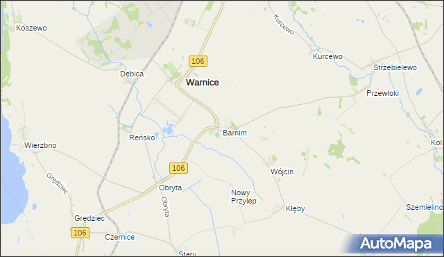 mapa Barnim, Barnim na mapie Targeo