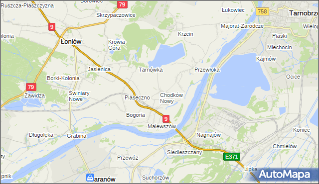 mapa Chodków Nowy, Chodków Nowy na mapie Targeo