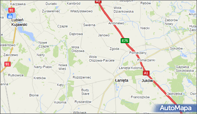 mapa Rajmundów, Rajmundów na mapie Targeo