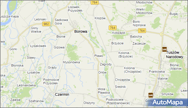 mapa Pławo, Pławo na mapie Targeo