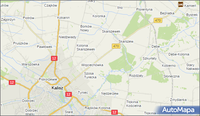mapa Pólko gmina Żelazków, Pólko gmina Żelazków na mapie Targeo