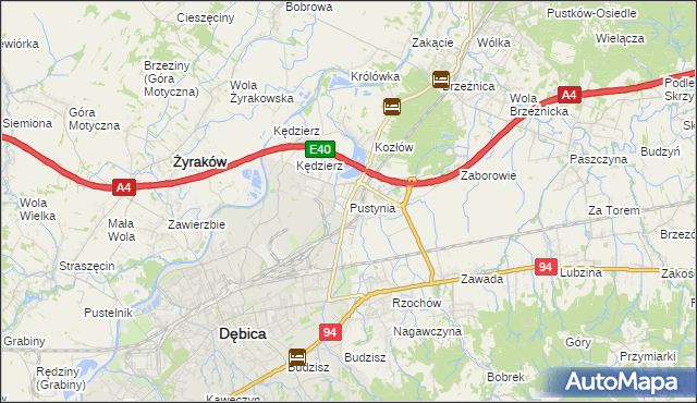 mapa Pustynia, Pustynia na mapie Targeo