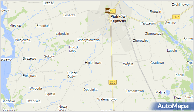 mapa Szewce gmina Piotrków Kujawski, Szewce gmina Piotrków Kujawski na mapie Targeo
