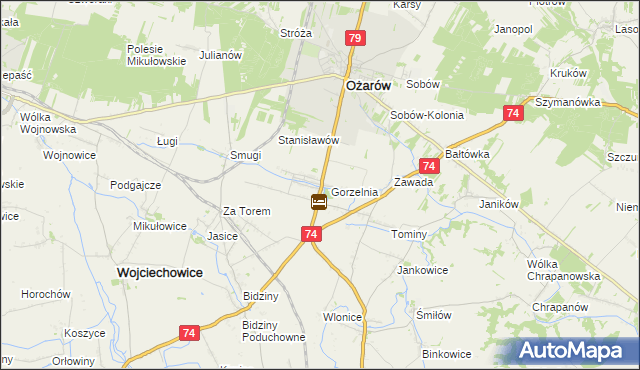 mapa Wyszmontów, Wyszmontów na mapie Targeo