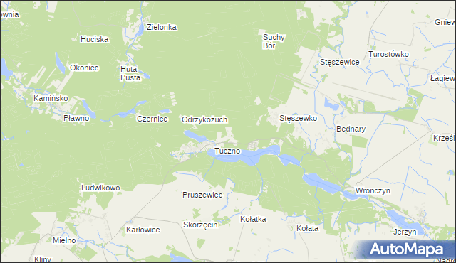 mapa Siodłowo, Siodłowo na mapie Targeo