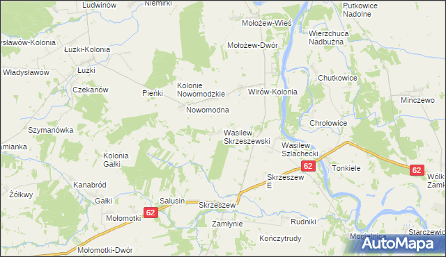 mapa Wasilew Skrzeszewski, Wasilew Skrzeszewski na mapie Targeo
