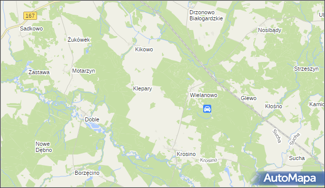 mapa Boleszkowice gmina Grzmiąca, Boleszkowice gmina Grzmiąca na mapie Targeo