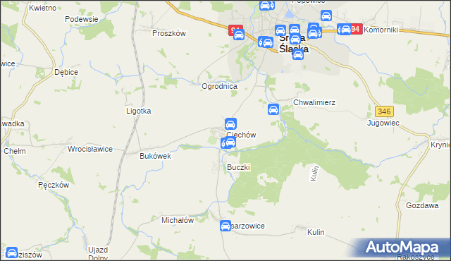 mapa Ciechów, Ciechów na mapie Targeo