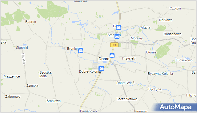 mapa Dobre powiat radziejowski, Dobre powiat radziejowski na mapie Targeo