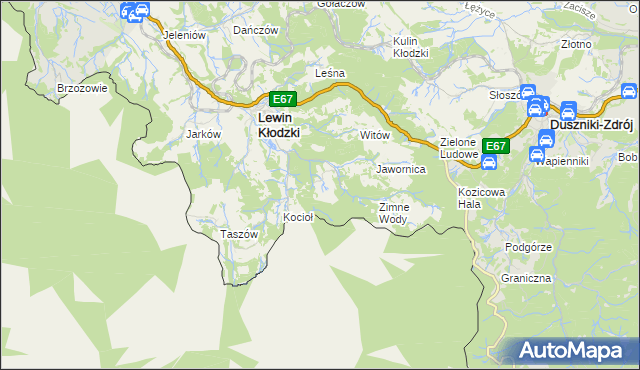 mapa Jerzykowice Małe, Jerzykowice Małe na mapie Targeo