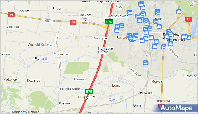 mapa Kargał-Las, Kargał-Las na mapie Targeo