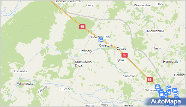 mapa Kramkówka Mała, Kramkówka Mała na mapie Targeo