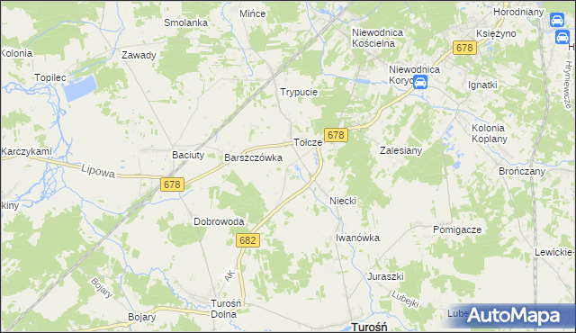 mapa Markowszczyzna, Markowszczyzna na mapie Targeo