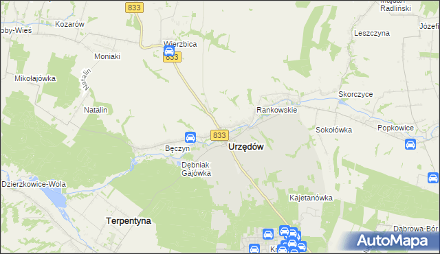 mapa Mikuszewskie, Mikuszewskie na mapie Targeo