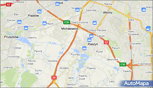 mapa Nowe Grocholice, Nowe Grocholice na mapie Targeo