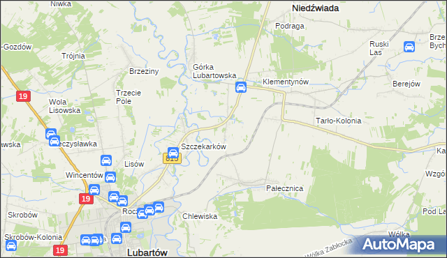 mapa Pałecznica-Kolonia, Pałecznica-Kolonia na mapie Targeo