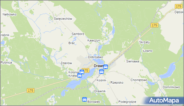 mapa Pszczewko, Pszczewko na mapie Targeo