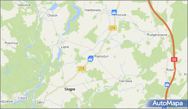 mapa Radoszyn, Radoszyn na mapie Targeo