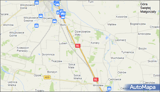 mapa Sierpów, Sierpów na mapie Targeo