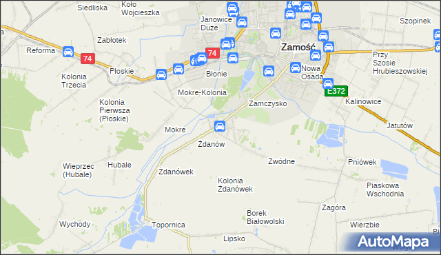 mapa Skokówka, Skokówka na mapie Targeo