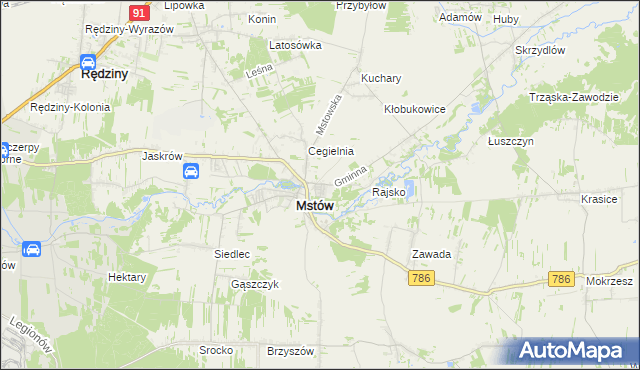 mapa Wancerzów, Wancerzów na mapie Targeo