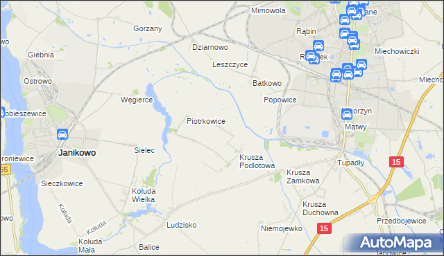 mapa Żalinowo, Żalinowo na mapie Targeo