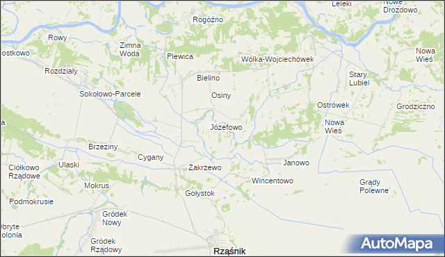 mapa Wola Polewna, Wola Polewna na mapie Targeo