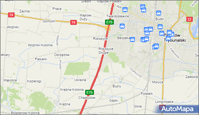 mapa Kargał-Las, Kargał-Las na mapie Targeo