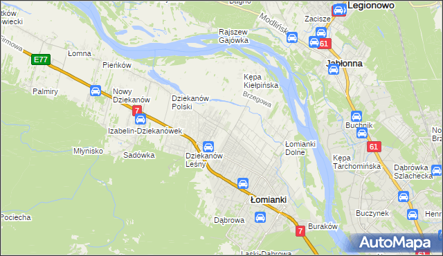 mapa Kiełpin Poduchowny, Kiełpin Poduchowny na mapie Targeo