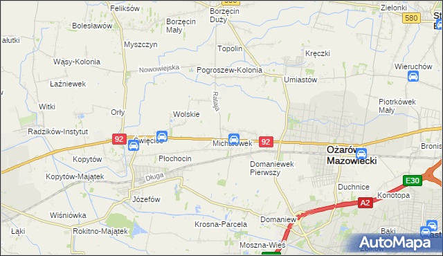 mapa Koprki, Koprki na mapie Targeo