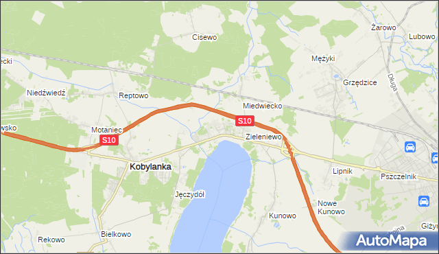 mapa Morzyczyn gmina Kobylanka, Morzyczyn gmina Kobylanka na mapie Targeo