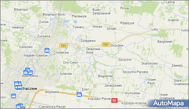 mapa Nowe Mostki, Nowe Mostki na mapie Targeo