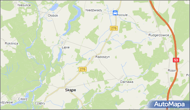 mapa Radoszyn, Radoszyn na mapie Targeo