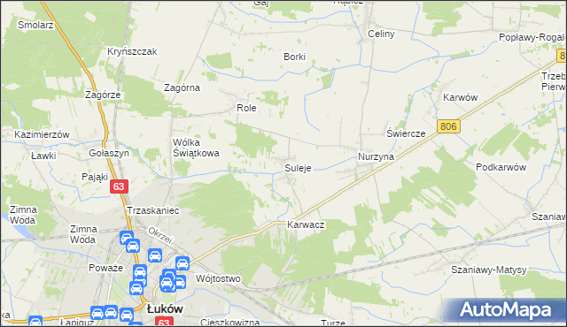 mapa Suleje, Suleje na mapie Targeo