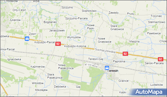 mapa Topołowa, Topołowa na mapie Targeo