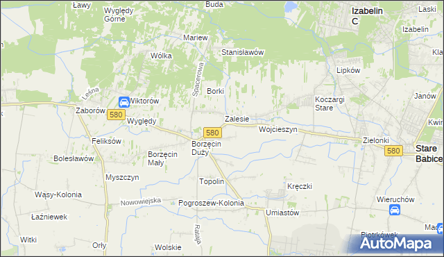 mapa Wierzbin, Wierzbin na mapie Targeo