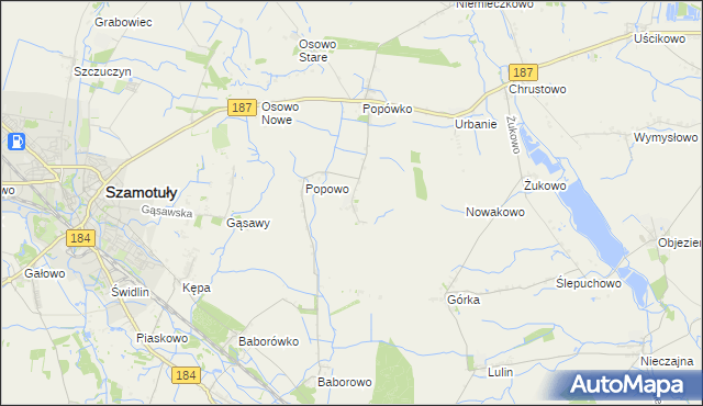 mapa Wychowaniec, Wychowaniec na mapie Targeo