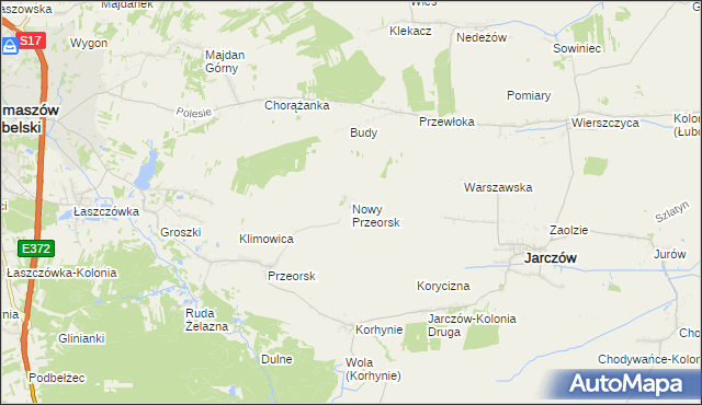 mapa Nowy Przeorsk, Nowy Przeorsk na mapie Targeo