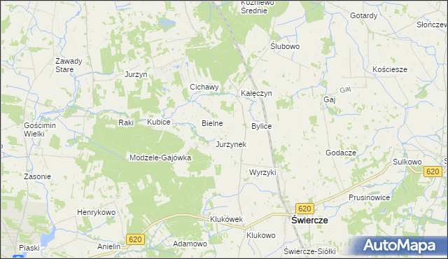 mapa Wyrzyki-Pękale, Wyrzyki-Pękale na mapie Targeo