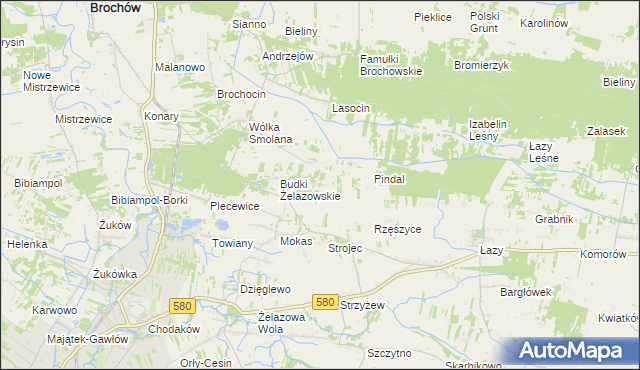 mapa Kirsztajnów, Kirsztajnów na mapie Targeo