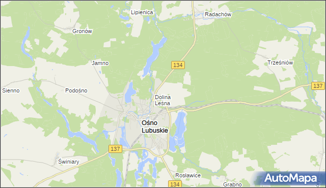 mapa Kochań, Kochań na mapie Targeo