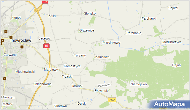 mapa Balczewo, Balczewo na mapie Targeo