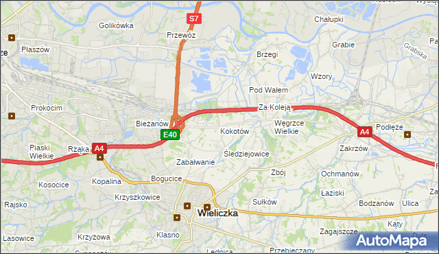 mapa Kokotów, Kokotów na mapie Targeo