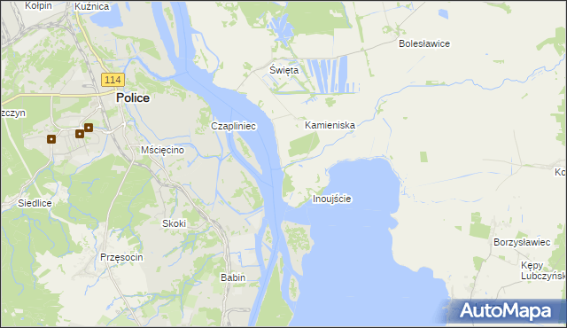 mapa Kolonia Kamieniska, Kolonia Kamieniska na mapie Targeo